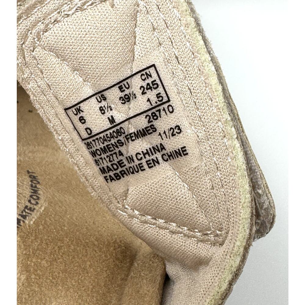 Clarks Women's Calenne Maye Wedge Sandal, Sand Combi,  Size 8.5 - Picture 7 of 7